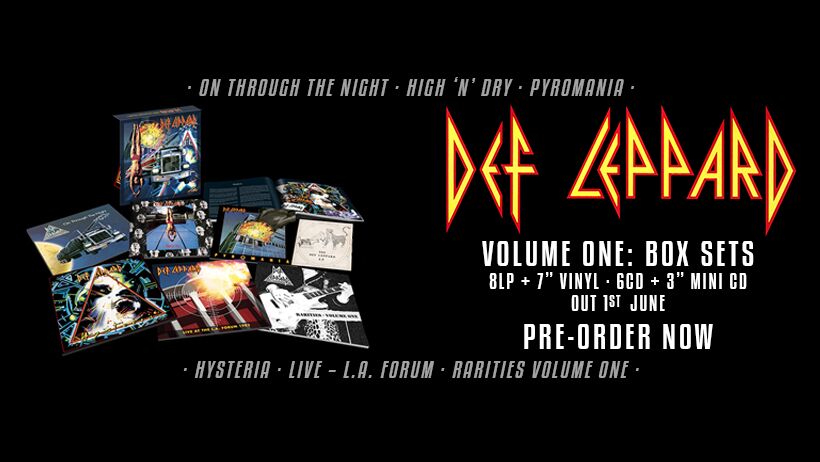 DEF LEPPARD ANNOUNCE FIRST OF FOUR PLANNED CAREER-SPANNING BOX